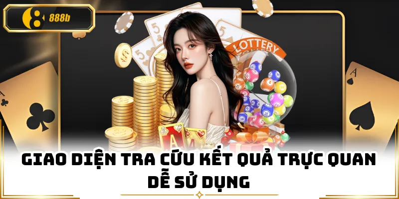 Giao diện tra cứu kết quả trực quan dễ sử dụng