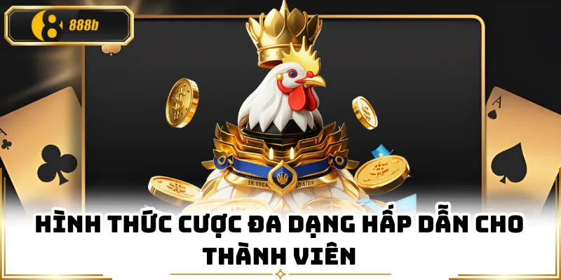 Hình thức cược đa dạng hấp dẫn cho thành viên