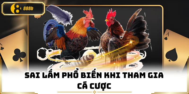 Sai lầm phổ biến khi tham gia cá cược